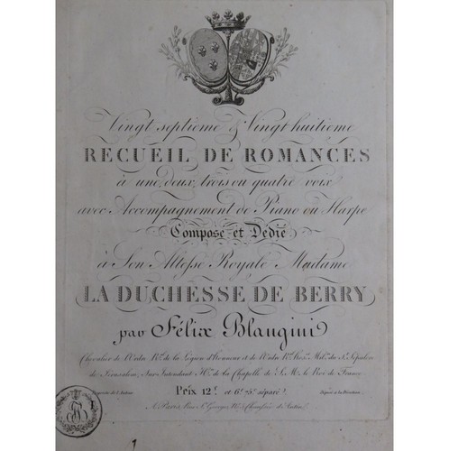 Blangini félix recueil - félix,