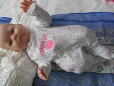 pyjamas bébé naissance ou compatible avec reborn,baigneur colin 48/50cm