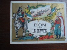 ancien bulletin billet de