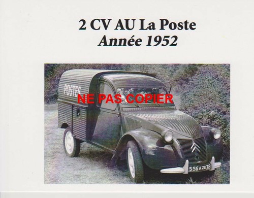 Citroen 2cv au la poste - -, 2