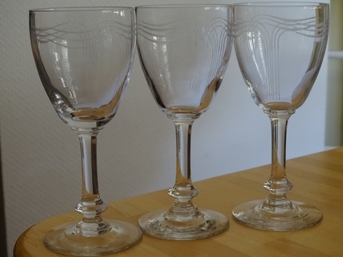 Anciens verres eau - 3,