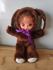 Poupée déguisée en lapin marron blanc style kiki vintage Sekiguchi ?