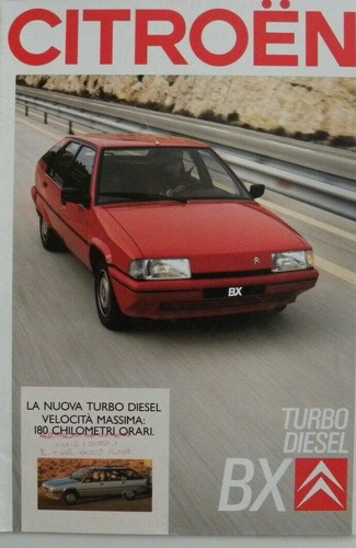 Brochure citroen turbo - citroen, bx
