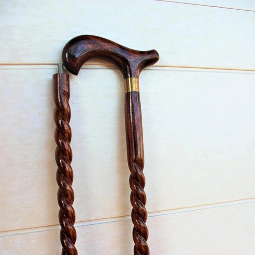 Canne pied bois noué - canne, en