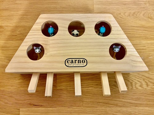 Jeu pour chat bois - chat, en