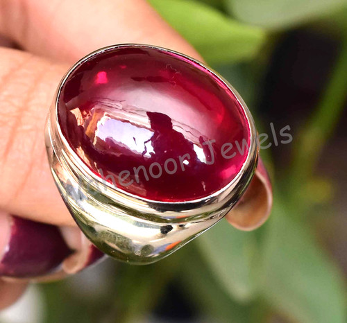 Naturel rubis rouge cabochon - naturel,
