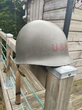 Coque De Casque US WW2 Dans L'état A Restaurer Usn 