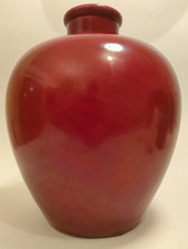 RARE GRAND VASE PIED DE LAMPE