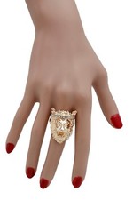 Bague En Métal Avec Couronne