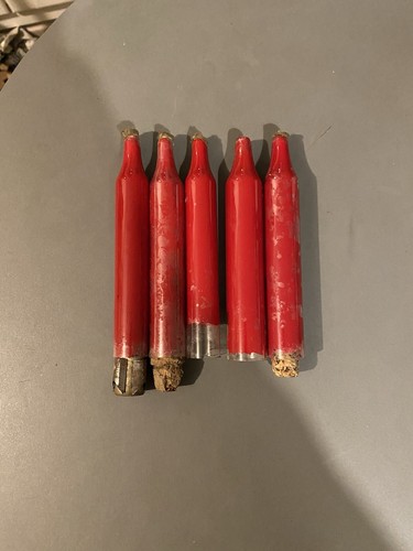 Lot bougies verre - lot, en