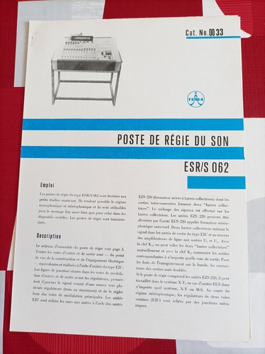Ancienne publicite technique - ancienne,