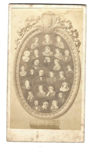 Originale photo cdv c1865 - originale,