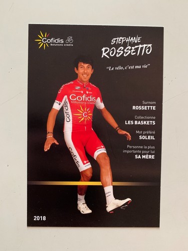 Carte cyclisme cofidis 2018 - -,