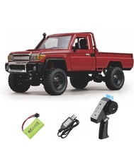 Voiture RC 1:12 Toyota LC79 MN82 4WD LED, rétro, 36cm, télécommande