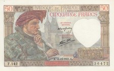 50 Francs - Jacques Coeur -