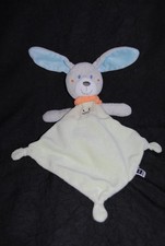 🐰Doudou plat lapin vert TEX
