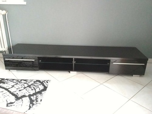 Meuble banc tv noir - banc,