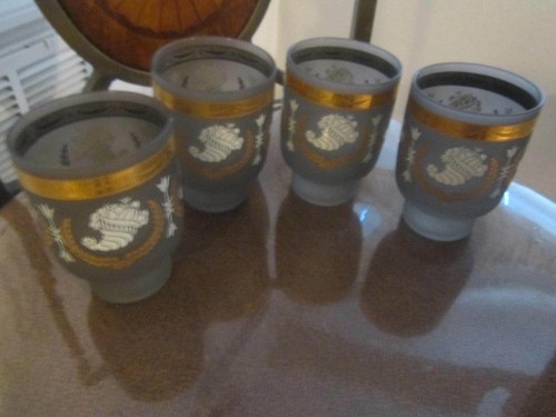 Vintage cora cocktail glasses - vintage,