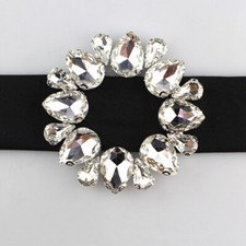 Vintage Style Strass Boucle