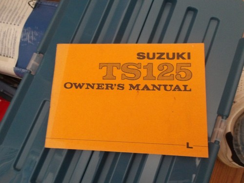 Suzuki 125 owner manuel - suzuki,