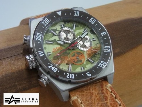 Montre chronographe alpha - chronographe,