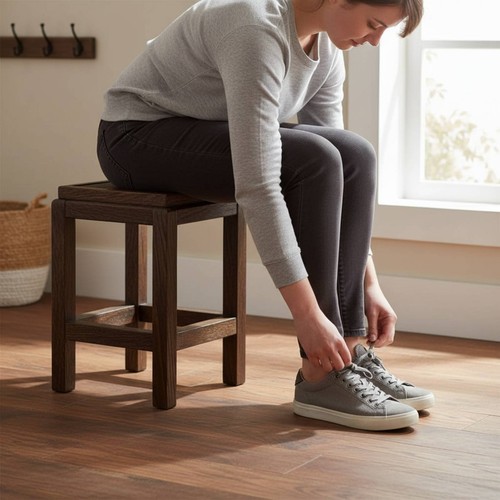 Tabouret carré rétro design - carré,