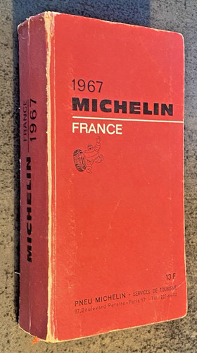 Guide michelin rouge 1967 - guide,