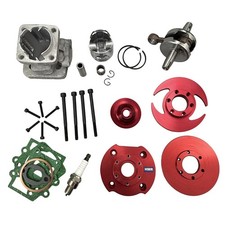 Tuning Cylindre 49cc 44mm 31 Pièces Big Bore 6 Pocket Bike Dirt Bike ATV HMParts