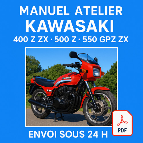 Manuel atelier kawasaki z400 - manuel,