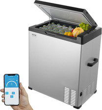 Réfrigérateur Portable À Compression 70 L, Mini Frigo De Voiture 12/24 V CC Et 1