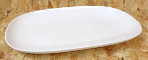 Plat coupe servir blanche - à,