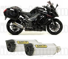 arrow pot echappement hom thunder alu c kawasaki z1000 z 1000 sx touring 2013 13