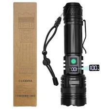 Lampe Torche LED Rechargeable,30000 Lumens Lampes Tactique  Ultra Puissante.