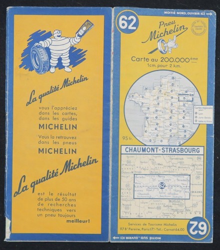 Carte michelin chaumont - carte,