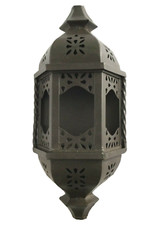 Lampe lanterne applique murale en fer pour bougie de travail vintage cm 50