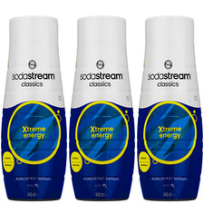 NOUVEAU sirop SodaStream Xtreme Energy 3 x 440 ml boisson énergisante concent...