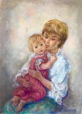 Maternité, peinture de