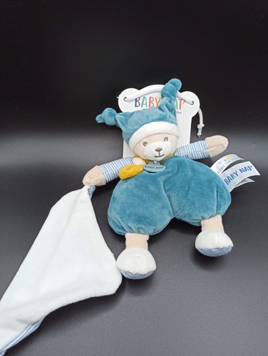 Doudou peluche mouchoir ours