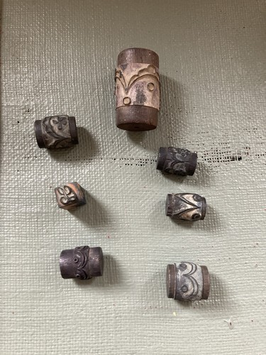 Lot anciens tampons bois - anciens,