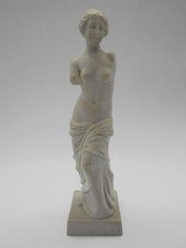 FIGURINE EN PORCELAINE BISCUIT " LA VENUS DE MILO "  SIGNATURE A IDENTIFIER