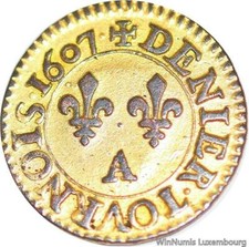 C1539 Très Rare Denier