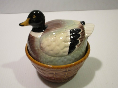Vintage majolica indiv baker - indiv,