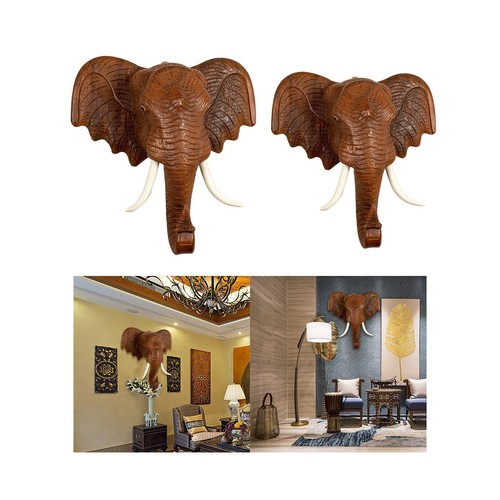 Tête éléphant décoration - tête,