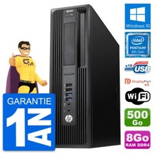 PC HP WorkStation Z240 SFF Intel G4400 RAM 8Go Disque Dur 500Go Windows 10 Wifi