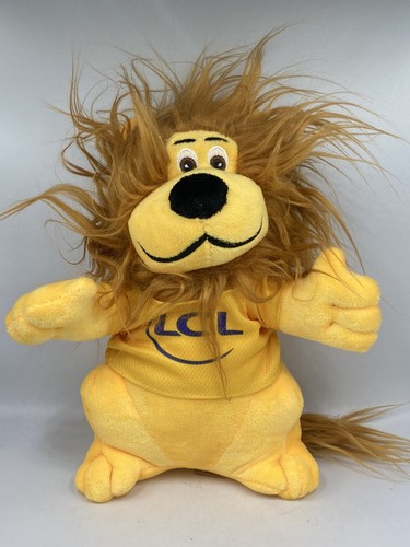 Peluche lion mascotte lcl - peluche,