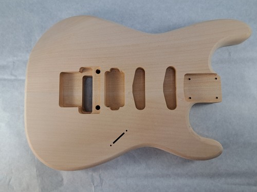 Basswood hss guitar body - basswood,