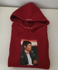 Sweat À Capuche Supreme Michael Jackson Cardinal M Moyen Rouge MJ