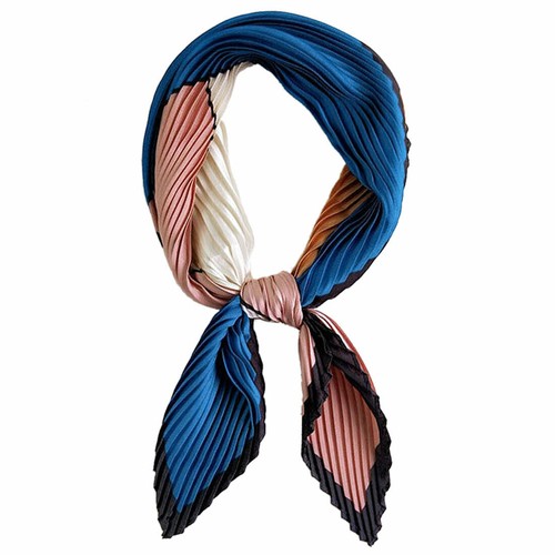 Bandana foulard plissé col - bandana,