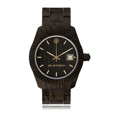 AB Aeterno Storm 100% Bois Santal Noir Swiss Movement Quartz Homme Montre