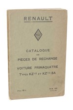 RENAULT. Catalogue de PIèces